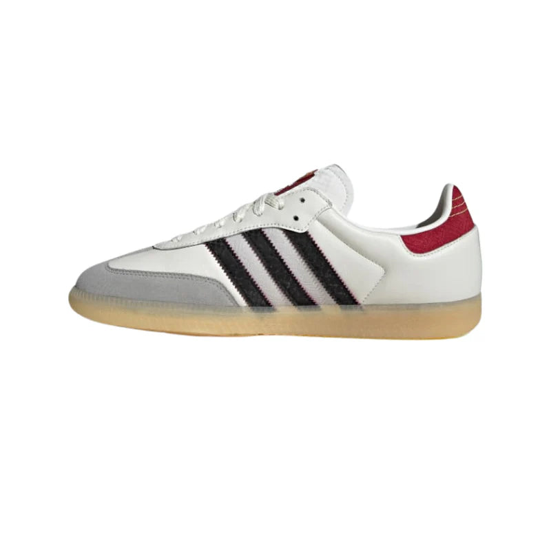 Adidas Samba OG – White Maroon Core Black
