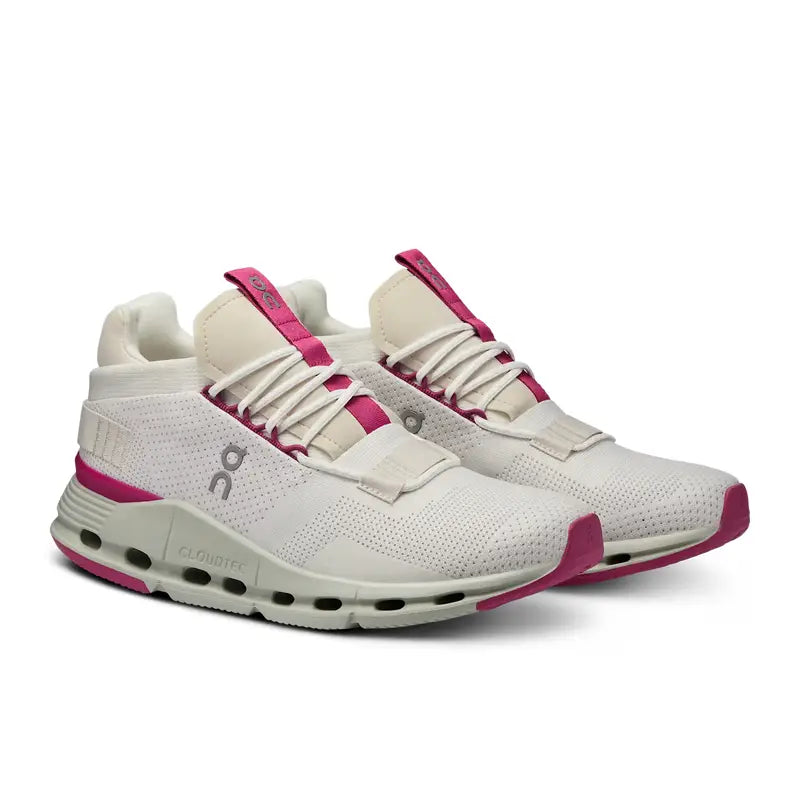 On Running Cloudnova Undyed/White/Carnation