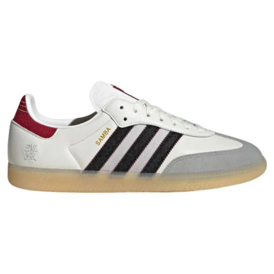 Adidas Samba OG – White Maroon Core Black