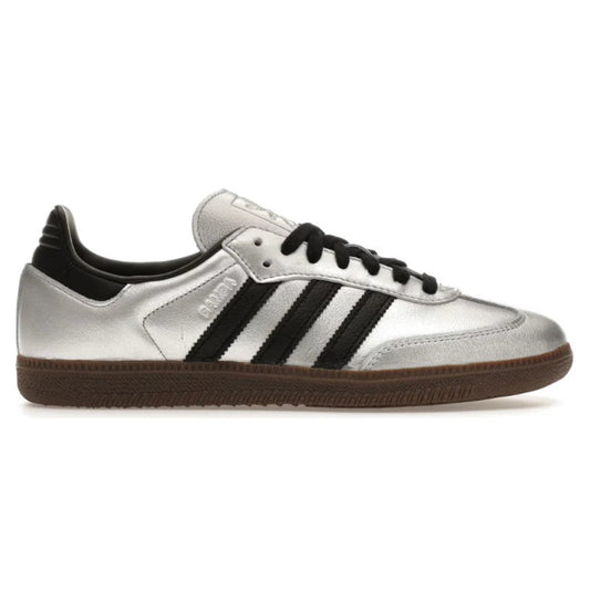 Adidas Samba OG – Silver Metallic Black Gum