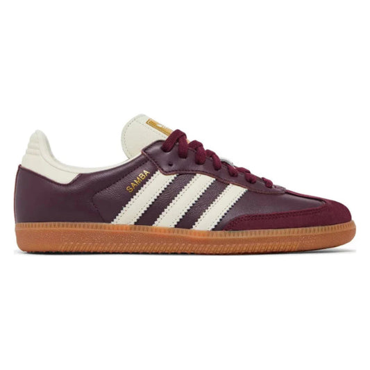 Adidas Samba OG Maroon – Gold Metallic
