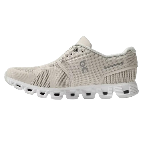 On Running Cloud 5 Pearl/White