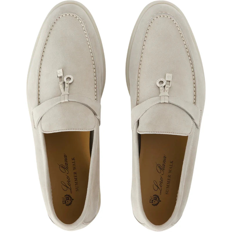 Loro piana Summer Charms Walk Loafer'Powder Pearl'