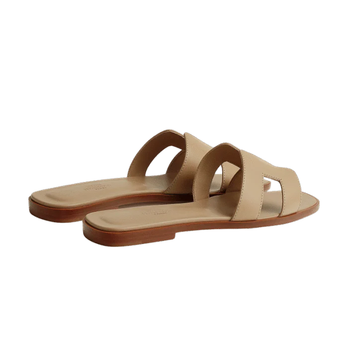 Hermes Oran Sandal Beige/Lin