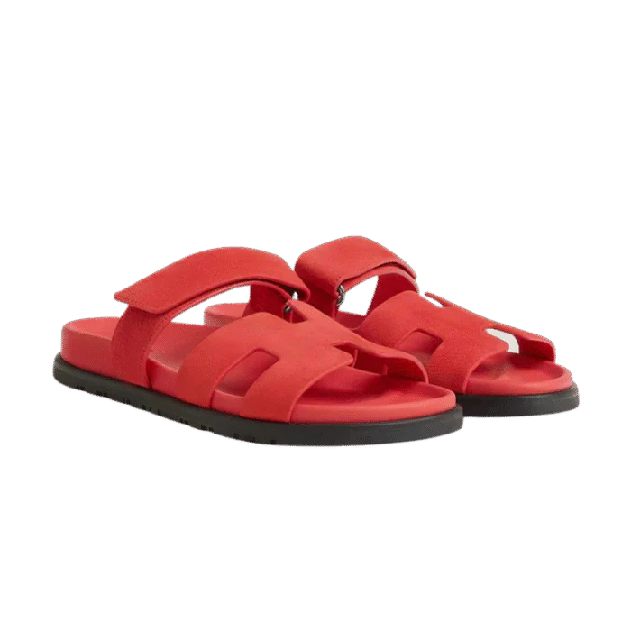 Hermes Chypre Sandal Rose/Vermillon