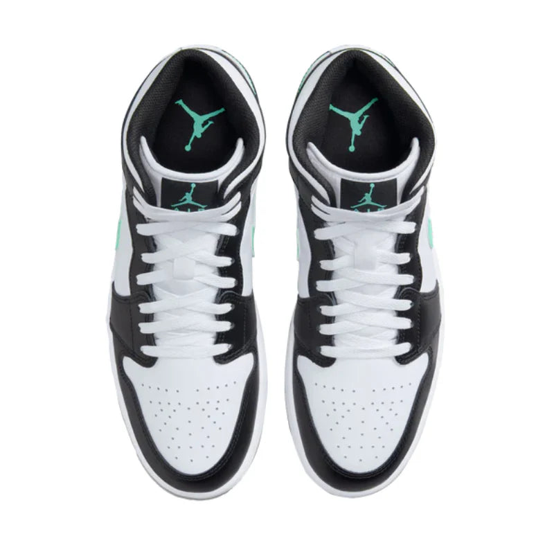Jordan 1 Low – White Black Mystic Green