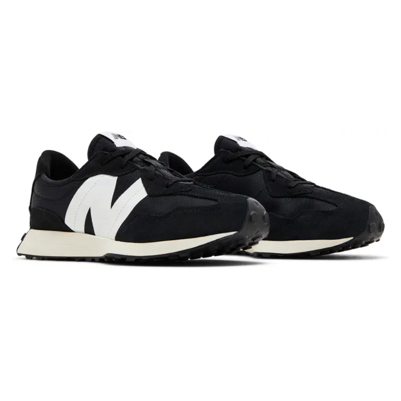 New Balance 327 Big Kid 'Black White'