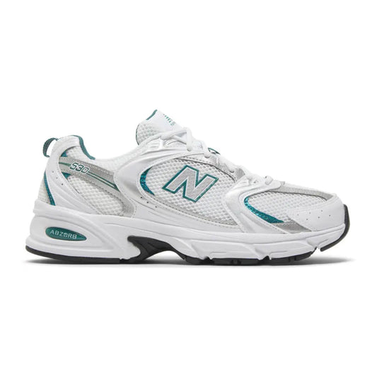 New Balance 530 – White Silver Green