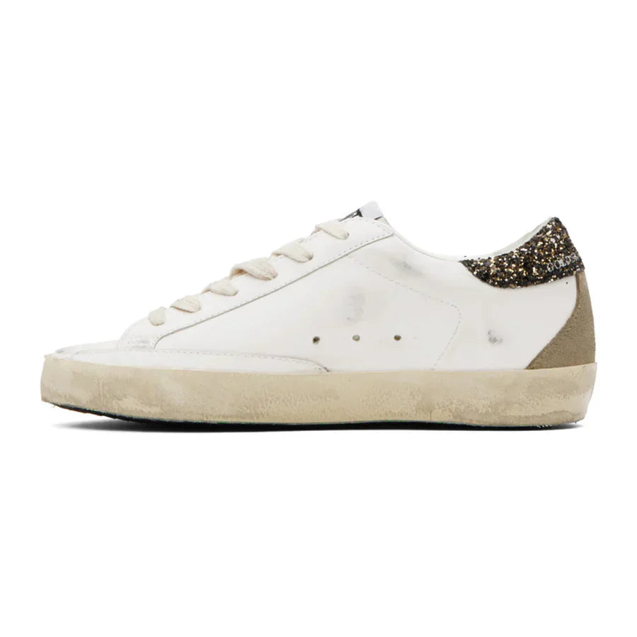 Golden Goose Super-Star – White Ice Silver Aquamarine