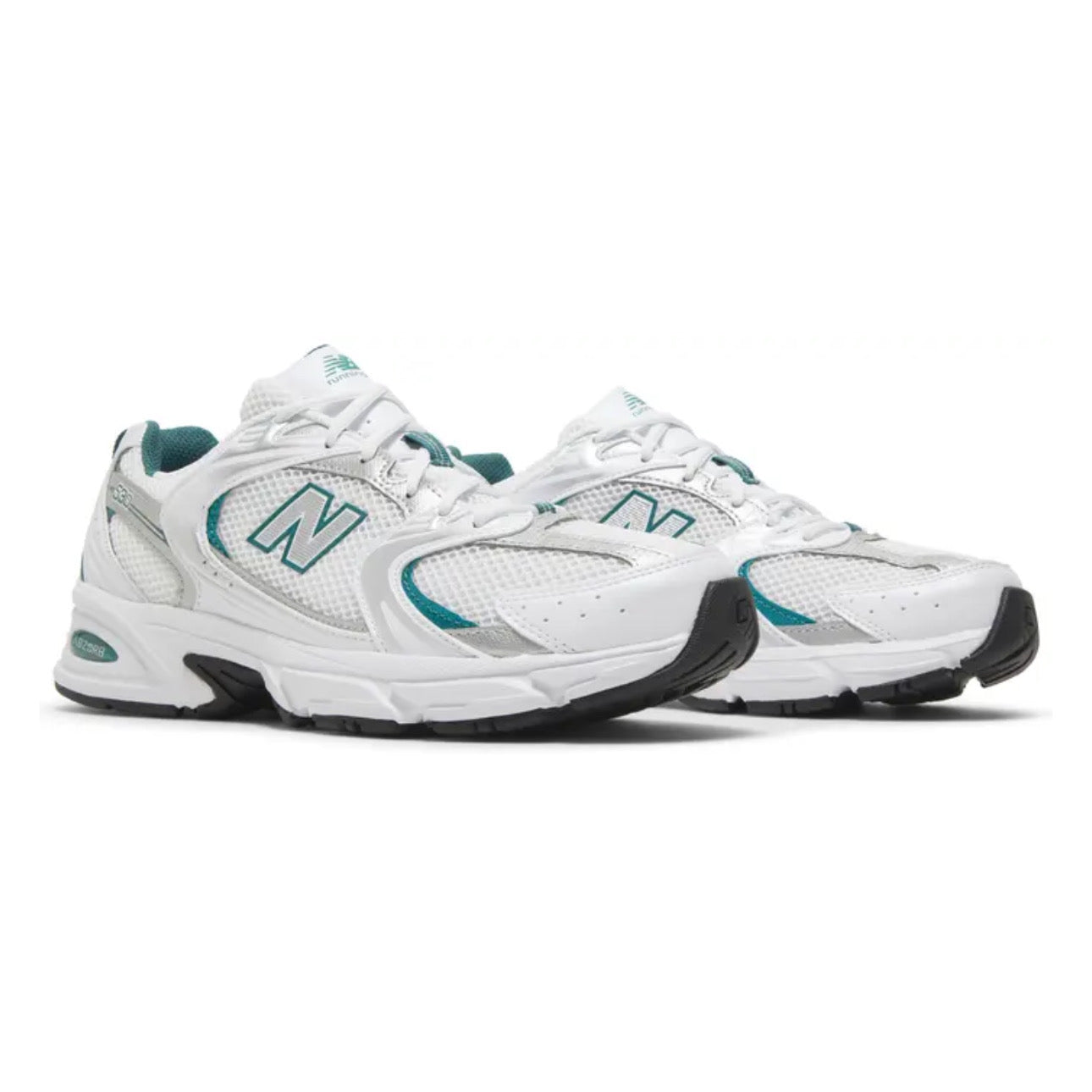 New Balance 530 – White Silver Green