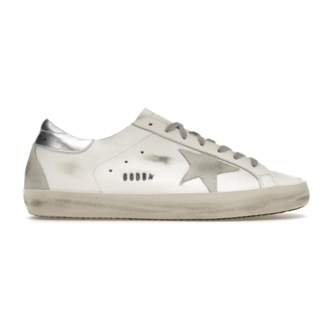 Golden Goose Super-Star – White Silver