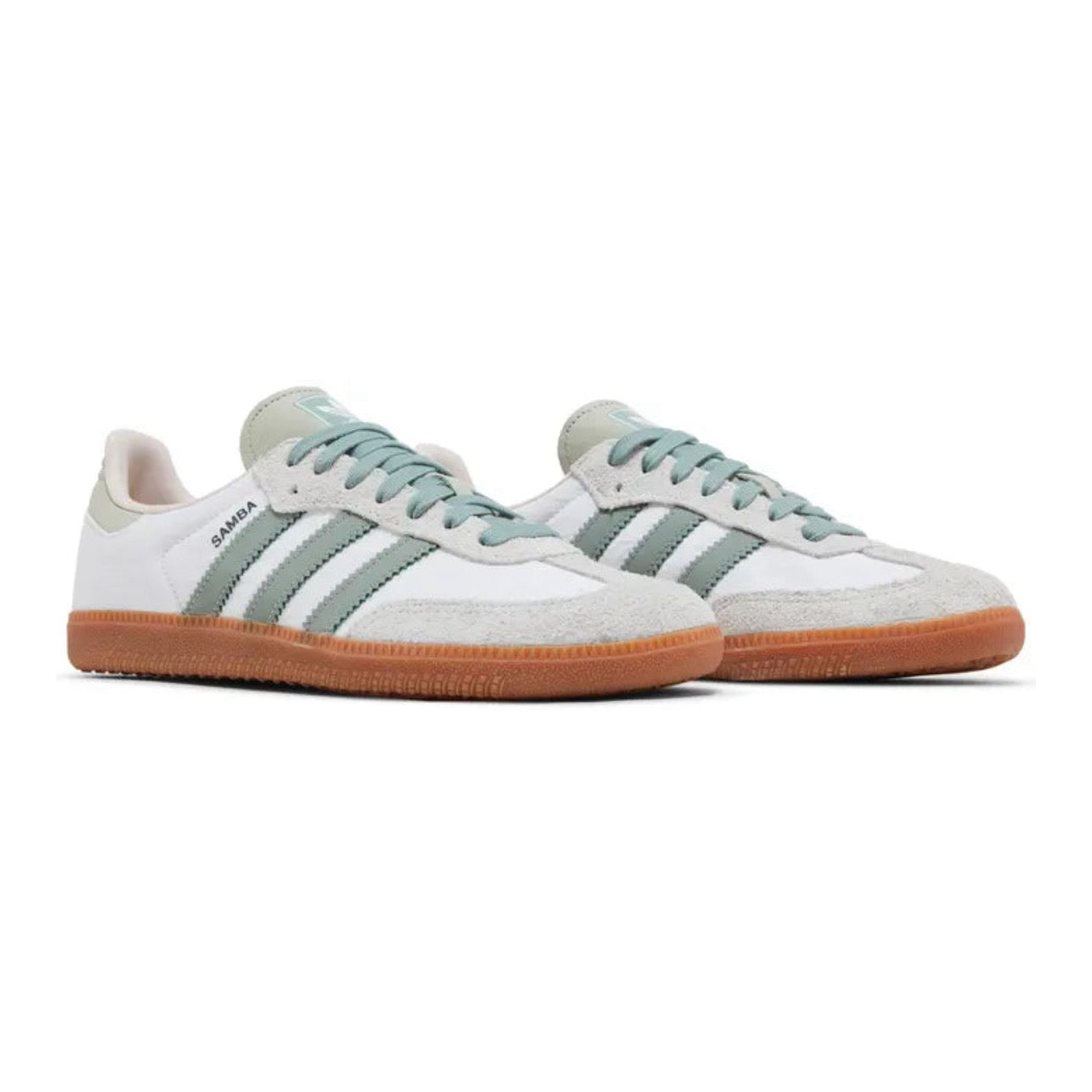 Adidas Wmns Samba OG 'White Silver Green'