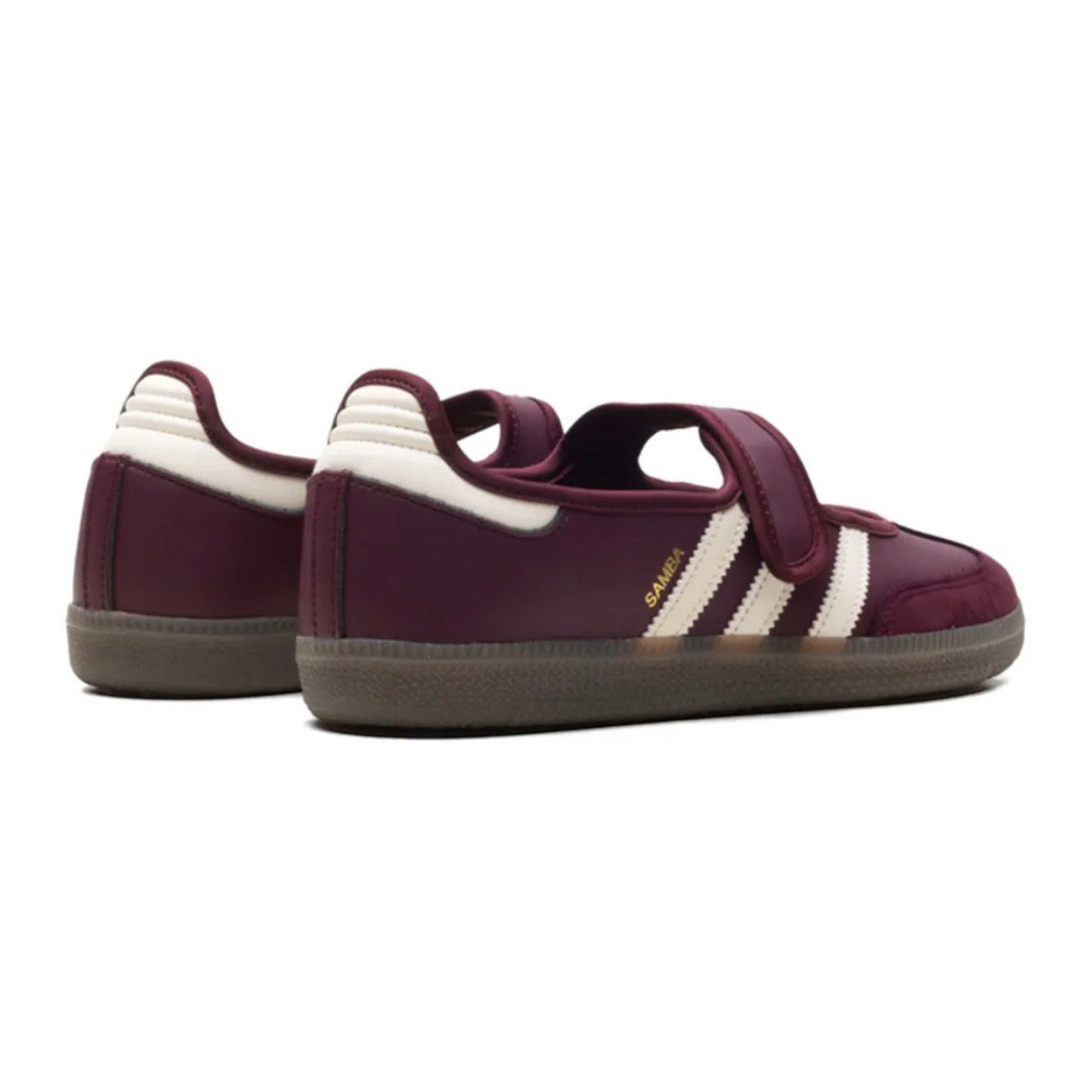adidas Wmns Samba Mary Jane 'Maroon Cream White Gold Metallic'