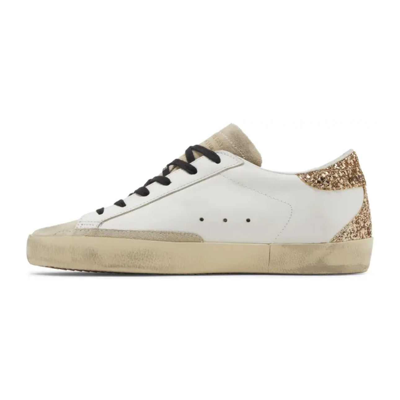 Golden Goose Wmns Superstar 'Optic White Seedpearl Glitter'