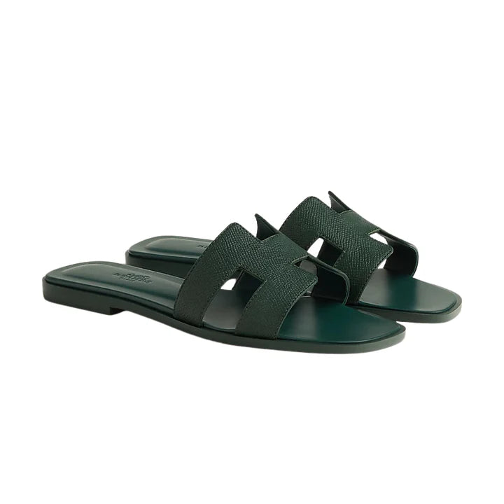 Hermes Oran sandal - Green | Hermès Thailand