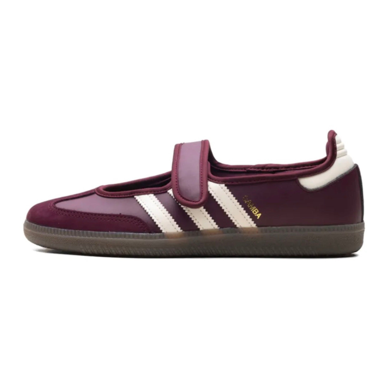 adidas Wmns Samba Mary Jane 'Maroon Cream White Gold Metallic'