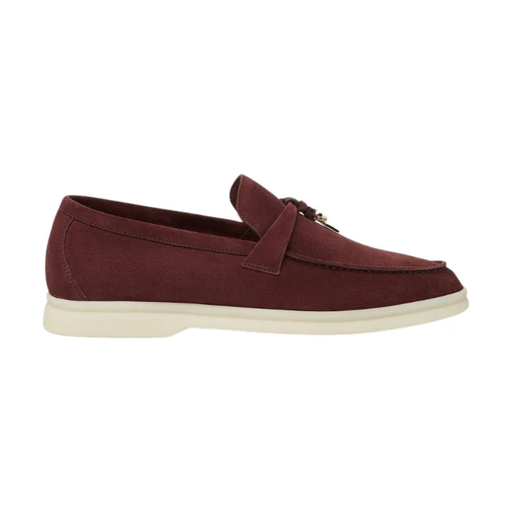 Loro Piana Summer Charms Walk Loafer 'Oxblood