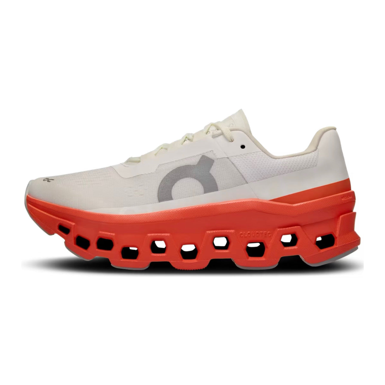 On Cloudmonster White Flame