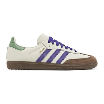 Adidas Samba OG – Off White Core Purple Green Brown
