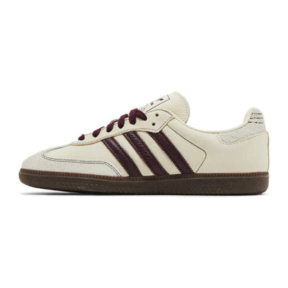 Adidas Wmns Samba OG 'Wonder White Maroon'