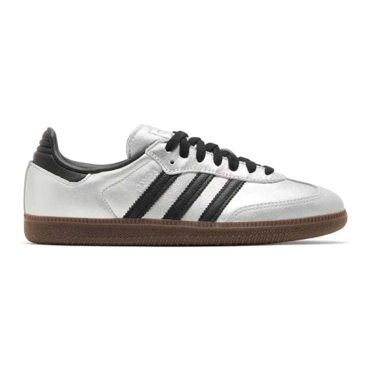 Adidas Samba OG – Silver Metallic Black Gum