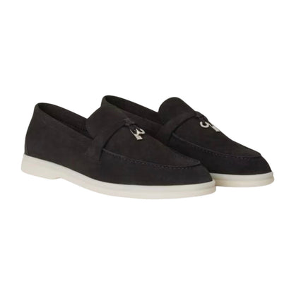 Loro Piana Summer Walk Loafer Black