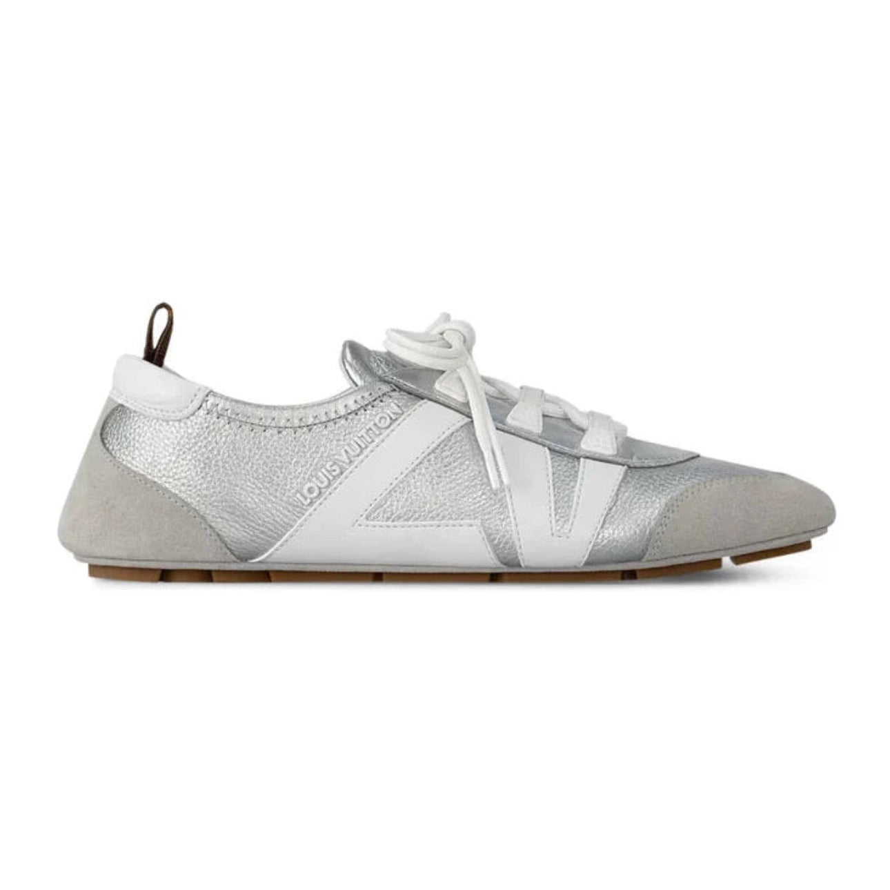 Louis Vuitton LV Sneakerina Metallic grained calf leather