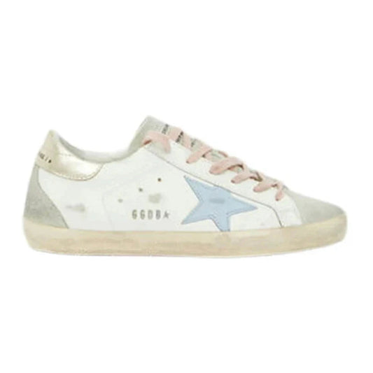 Golden Goose Super-Star – White Silver Ice Blue
