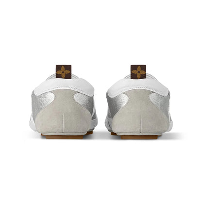 Louis Vuitton LV Sneakerina Metallic grained calf leather