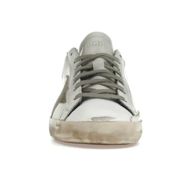 Golden Goose Super-Star – White Royal Blue Grey Suede Patch