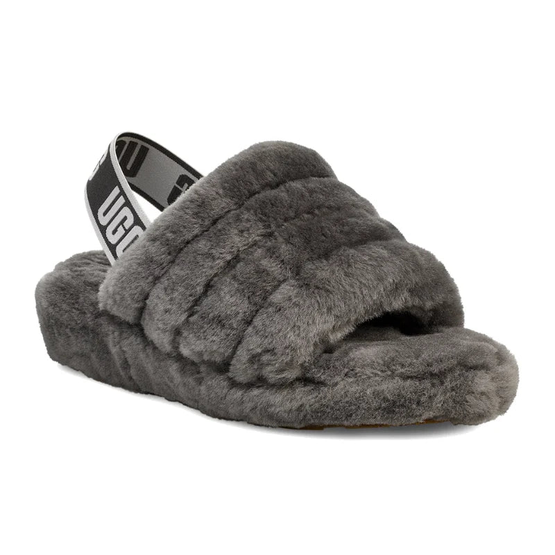 UGG Fluff Yeah Slide – Charcoal