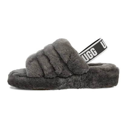 UGG Fluff Yeah Slide – Charcoal
